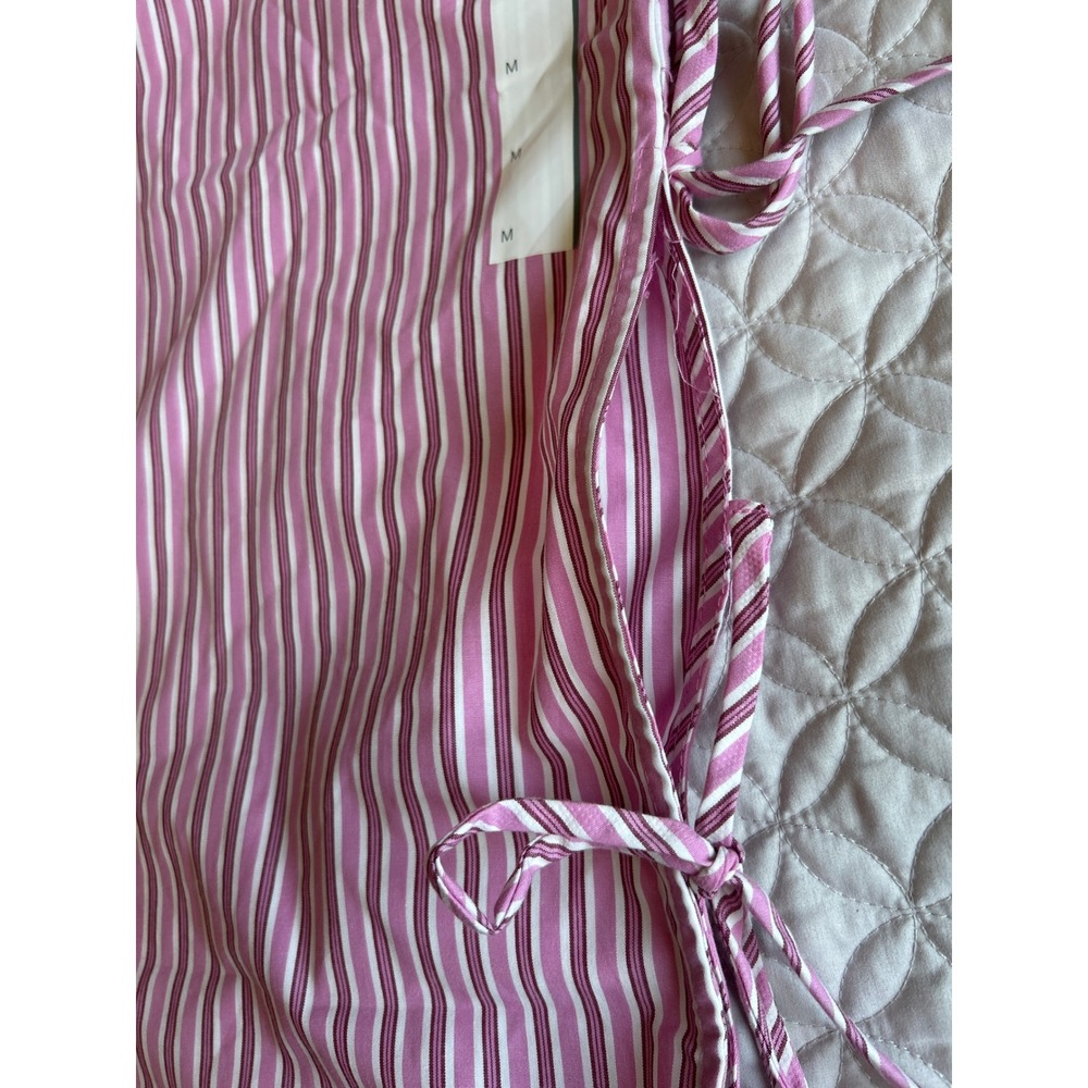 Wild Fable Pink Striped Wide Leg Tie Side Pants Pink Stripe Medium NWT - Picture 6 of 6
